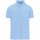 My Eco Polo 65/35 Homme Manches Courtes, Couleur : Lotus Blue, Taille : S