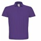 Polo Piqué : B&C, Couleur : Purple (Violet), Taille : 3XL