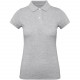 Polo bio femme, Couleur : Heather Grey, Taille : L