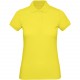 Polo bio femme, Couleur : Solar Yellow, Taille : L
