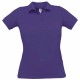 Polo Piqué Femme : B&C Safran Pure/Women, Couleur : Purple (Violet), Taille : S