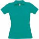 Polo Piqué Femme : B&C Safran Pure/Women, Couleur : Real Turquoise, Taille : S