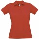 Polo Piqué Femme : B&C Safran Pure/Women, Couleur : Red (Rouge), Taille : XXL