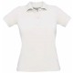 Polo Piqué Femme : B&C Safran Pure/Women, Couleur : White (Blanc), Taille : XXL