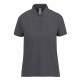 My Polo 210 Femme Manches Courtes, Couleur : Dark Grey, Taille : 3XL