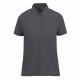 My Eco Polo 65/35 Femme Manches Courtes, Couleur : Dark Grey, Taille : 3XL