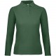 Polo femme ID.001 manches longues, Couleur : Bottle Green, Taille : 3XL