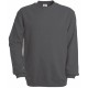 SWEAT-SHIRT COL ROND, Couleur : Steel Grey, Taille : S