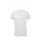 T-shirt Organic col V Homme, Couleur : White (Blanc), Taille : 3XL