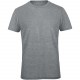 T-shirt Triblend col rond Homme, Couleur : Heather Light Grey, Taille : 3XL