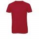 T-shirt Triblend col rond Homme, Couleur : Red (Rouge), Taille : 3XL