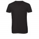 T-shirt Triblend col V Homme, Couleur : Black (Noir), Taille : 3XL