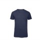 T-shirt Triblend col V Homme, Couleur : Heather Navy, Taille : 3XL