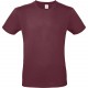 T-shirt Homme EXACT 150 B&C, Couleur : Burgundy, Taille : L
