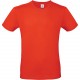 T-shirt Homme EXACT 150 B&C, Couleur : Fire Red, Taille : 3XL