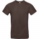 T-shirt homme #E190, Couleur : Brown (Marron), Taille : 3XL