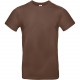 T-shirt homme #E190, Couleur : Chocolate, Taille : 3XL