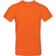 T-shirt homme #E190, Couleur : Orange, Taille : 3XL