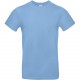 T-shirt homme #E190, Couleur : Sky Blue (Bleu Ciel), Taille : 3XL