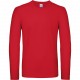T-Shirt Manches Longues Homme #E150, Couleur : Red, Taille : 3XL