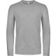 T-Shirt Homme Manches Longues #E190, Couleur : Sport Grey, Taille : 3XL