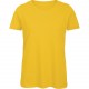 T-shirt Organic col rond Femme, Couleur : Gold, Taille : L