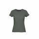 T-shirt Organic col rond Femme, Couleur : Millennial Khaki, Taille : L
