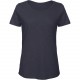 T-shirt Organic Slub Femme, Couleur : Chic Navy, Taille : L