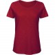 T-shirt Organic Slub Femme, Couleur : Chic Red, Taille : L