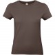 T-shirt femme #E190, Couleur : Brown (Marron), Taille : L