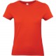 T-shirt femme #E190, Couleur : Fire Red, Taille : L