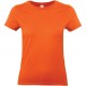 T-shirt femme #E190, Couleur : Orange, Taille : L