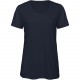 T-shirt Triblend col V Femme, Couleur : Navy (Bleu Marine), Taille : XXL