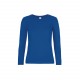 T-Shirt Manches Longues Femme #E190, Couleur : Royal Blue, Taille : 3XL