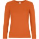 T-Shirt Manches Longues Femme #E190, Couleur : Urban Orange, Taille : L
