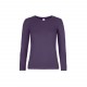 T-Shirt Manches Longues Femme #E190, Couleur : Urban Purple, Taille : L