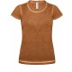 T-Shirt Femme Dnm Plug In, Couleur : Rusty Clash, Taille : S