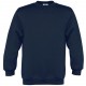 Sweat-shirt enfant col rond, Couleur : Navy (Bleu Marine), Taille : 12 / 14 Ans