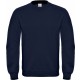Sweat-Shirt US Classique Col Rond B&C ID.002, Couleur : Navy (Bleu Marine), Taille : 3XL