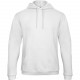 Sweatshirt capuche ID.203, Couleur : White (Blanc), Taille : 3XL