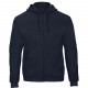 Sweatshirt capuche zippé ID.205, Couleur : Navy (Bleu Marine), Taille : L