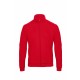 Veste molleton zippée ID.206, Couleur : Red (Rouge), Taille : L