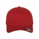 Casquette Flexfit Wooly Combed, Couleur : Red (Rouge), Taille : S / M