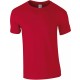 T-Shirt Homme, Couleur : Cherry Red (Rouge Cerise), Taille : S