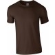 T-Shirt Homme, Couleur : Dark Chocolate, Taille : L