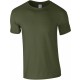 T-Shirt Homme, Couleur : Military Green, Taille : S