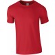 T-shirt Enfant Gildan, Couleur : Red (Rouge), Taille : 3 / 4 Ans