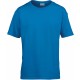 T-shirt Enfant Gildan, Couleur : Sapphire (Bleu), Taille : 3 / 4 Ans