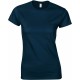 T-Shirt Femme : Ladies' Fitted T-Shirt , Couleur : Navy (Bleu Marine), Taille : S