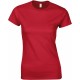 T-Shirt Femme : Ladies' Fitted T-Shirt , Couleur : Red (Rouge), Taille : S